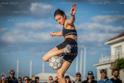 Sopot.  Mistrzostwa Europy we Freestyle Footballu.
09.06.2024
fot....