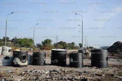 Gdansk. Remont torowiska oraz nawierzchni na ulicy...