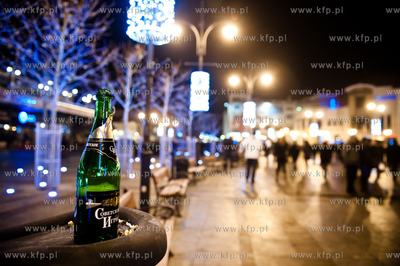 Mieszkancy Sopotu swietuja nadejscie nowego roku. 01.01.2012...