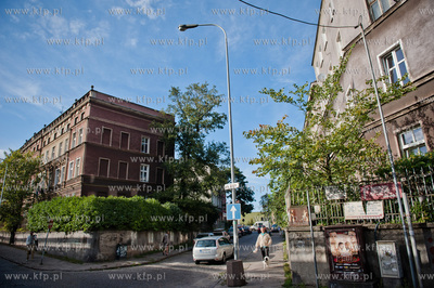 Gdansk. Wrzeszcz. Kamienice przy ulicy Bialej. 04.09.2012...