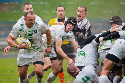 Stadion Gdanskiego Osrodka Kultury Fizycznej. Mecz...