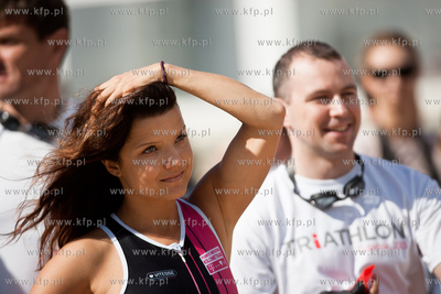 Gdansk. Brzezno. Triathlon Gdanski 2013.
Nz ambasadorka...