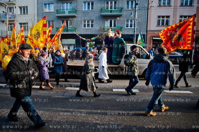 Gdynia. Orszak Trzech Kroli.  06.01.2014 fot. Mateusz...