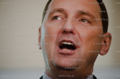 Gdansk. Lotos Petrobaltik. Konferencja prasowa poswiecona...