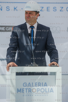 Gdansk. Wrzeszcz. Uroczystosc zawieszenia wiechy na...