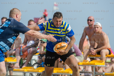 Plaza w Sopocie. Mistrzostwa Polski w rugby na plazy...