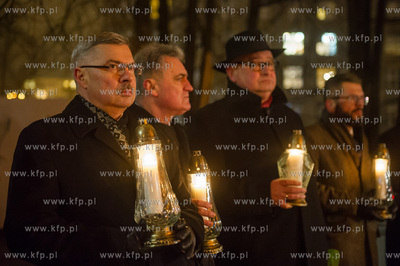 Gdansk. Obchody 45. rocznicy Grudnia '70. Zlozenie...