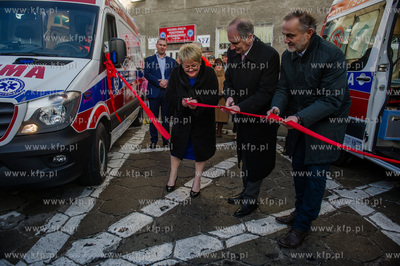 Gdynia. Miejska Stacja Pogotowia Ratunkowego. Uroczystosc...