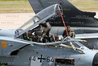 Laage, Niemcy. Z wizyta w bazie Luftwaffe  JG 73. Nz....