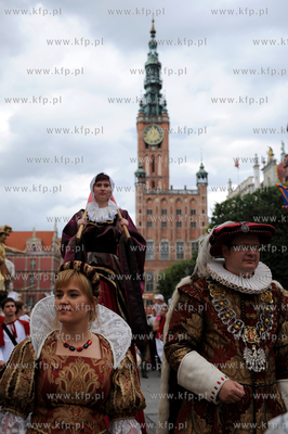 Gdansk. Dlugi Targ. Ceremonia otwarcia Jarmarku sw....