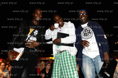 Gdansk. Plac Zebran Ludowych. Festiwal MTV Gdansk Dzwiga...