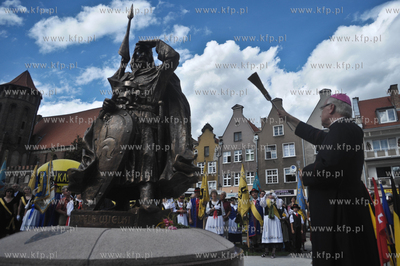 Odsloniecie pomnika Swietopelka II Wielkiego na skwerze...