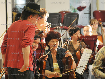 Sopot. Sala Kameralna w Operze Lesnej. Proby przed...