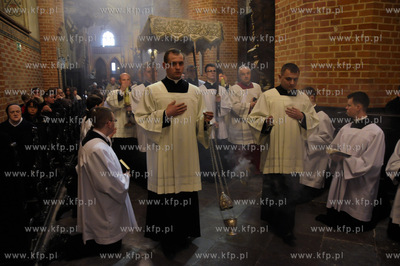 Msza Wieczerzy Panskiej w Wielki Czwartek w bazylice...