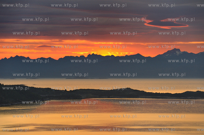 Norwegia.  okolice miejscowosci Rognan w polnocnej...