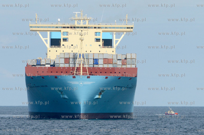 Najwiekszy kontenerowiec swiata Maersk Mc-Kinney Moller...