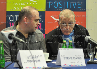 Gdynia. Hotel Nadmorski. Konferencja prasowa turnieju...