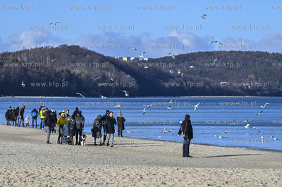 Sopot. Sloneczna niedziela i tłumy spacerowiczów...