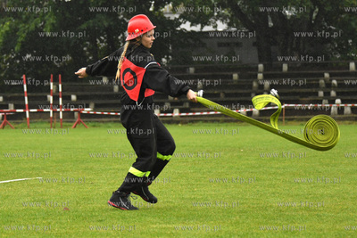 Powiatowe Zawody Sportowo - Pożarnicze na stadionie...