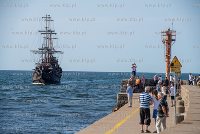 Wakacje w Ustce. 22.08.2023. Fot. Konrad Kosycarz /...