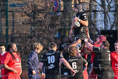 Sopot. Stadion Ogniwa Sopot. Ekstraliga rugby. Ogniwo...