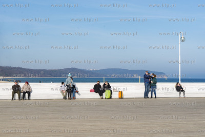 Sopot. Molo.18.02.2019 fot. Anna Bobrowska / KFP