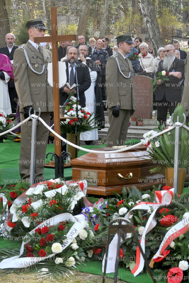 Gdansk. Srebrzysko. Pogrzeb posla, Arkadiusza Rybickiego,...