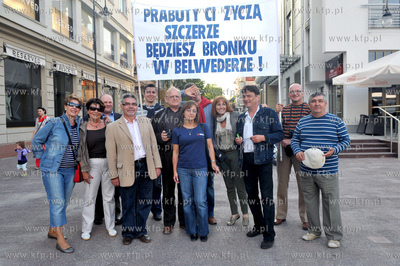 Sopot - zakonczenie kampanii wyborczej kandydata na...