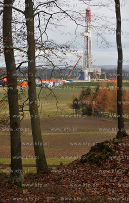 Lewino, gmina Linia. Odwiert poszukiwawczy zloz gazu...