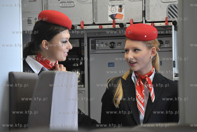 Lotnisko w Gdansku. Prezentacja nowego samolotu airbusa...