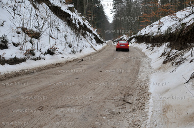 Lesna droga pomiedzy Sulminem na Kaszubach, a Otominem....