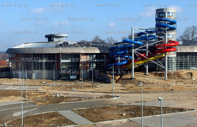 Slupsk. Budowa aquaparku. 22.02.2014 fot. Maciej Kosycarz...