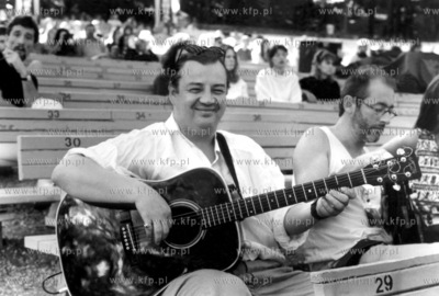 Stanislaw Sojka podczas Festiwalu Piosenki w Sopocie....