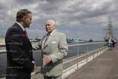 Gdynia. Spotkanie Prezydenta Gdyni Wojciecha Szczurka...