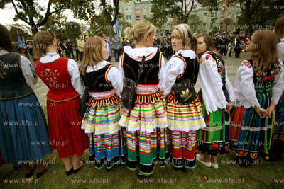 Gdańsk Zaspa. Cmentarz.  Uroczyśtosci z okazji obchodów...