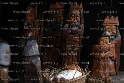 Sopot. Szopka bozonarodzeniowa przy kosciele garnizonowym...