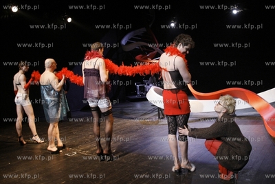 Scena Kameralna Teatru Wybrzeże w Sopocie. Próba...