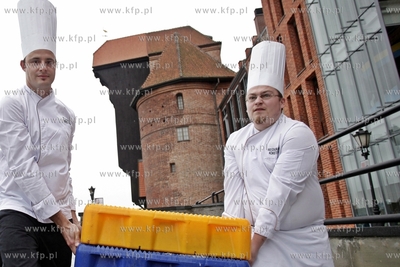 Gdansk. Festiwal Dorsza i Fladry. Nz  kucharze z Hotelu...