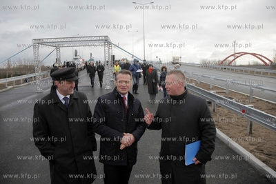 Uroczyste otwarcie polaczenia drog krajowych: Trasa...