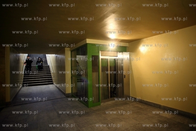 Otwarcie tuneli dla pieszych  w ciagu Trasy  Slowackiego...