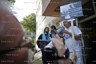 Marsz przeciwko przemocy policji w Gdansku Wrzeszczu,...