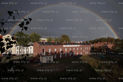 Tecza nad Letnica. 28.09.2013 fot. Krzysztof Mystkowski...