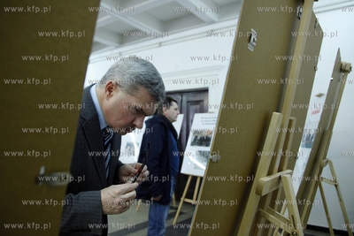 Siedziba NSZZ Solidarnosc w Gdansku.Otwarcie wystawy...