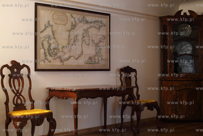 Mapa Bałtyku z 1785 roku, przekazana do zbiorow Domu...