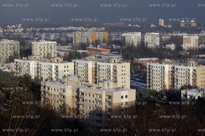 Widok z wiezy widokowej na Pacholku w Gdansku Oliwie....