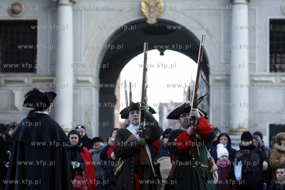 Gdańsk. Plac między Złotą Bramąi Katownią. Historyczna...