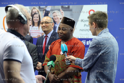 Briefing prasowy zorganizowany pod hasłem Razem głosujemy...