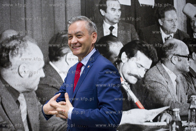 Gdańsk. 37. Rocznica Porozumień Sierpniowych. Konferencja...