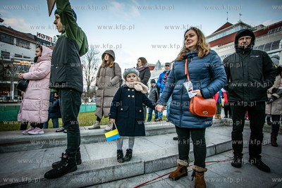 Sopot: Solidarnie z Ukrainą. Wiec poparcia dla narodu...