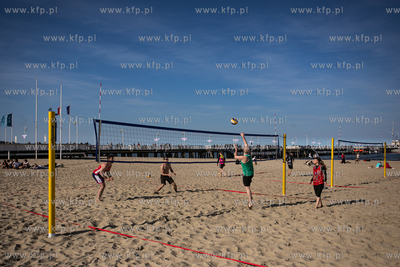 Sopocka Majówka 2022. Turniej siatkówki plażowej.
02.05.2022
fot....